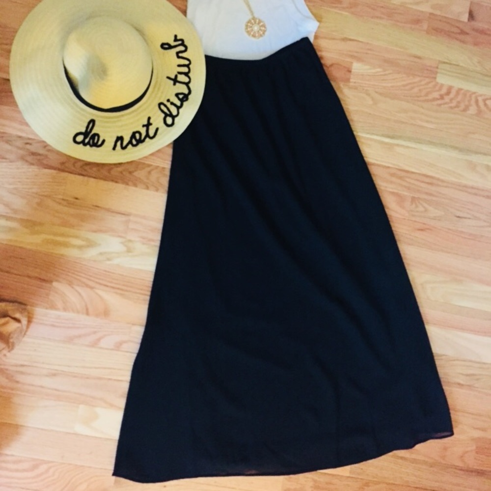 Black Maxi Skirt
